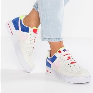Nike Air Force 1 Low Sail/Arctic Pink/Racer Blue